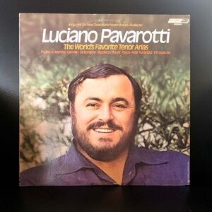 LP Luciano Pavarotti - The World's Favorite Tenor Arias Vinyl Record